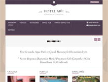 Tablet Screenshot of hotelarif.com